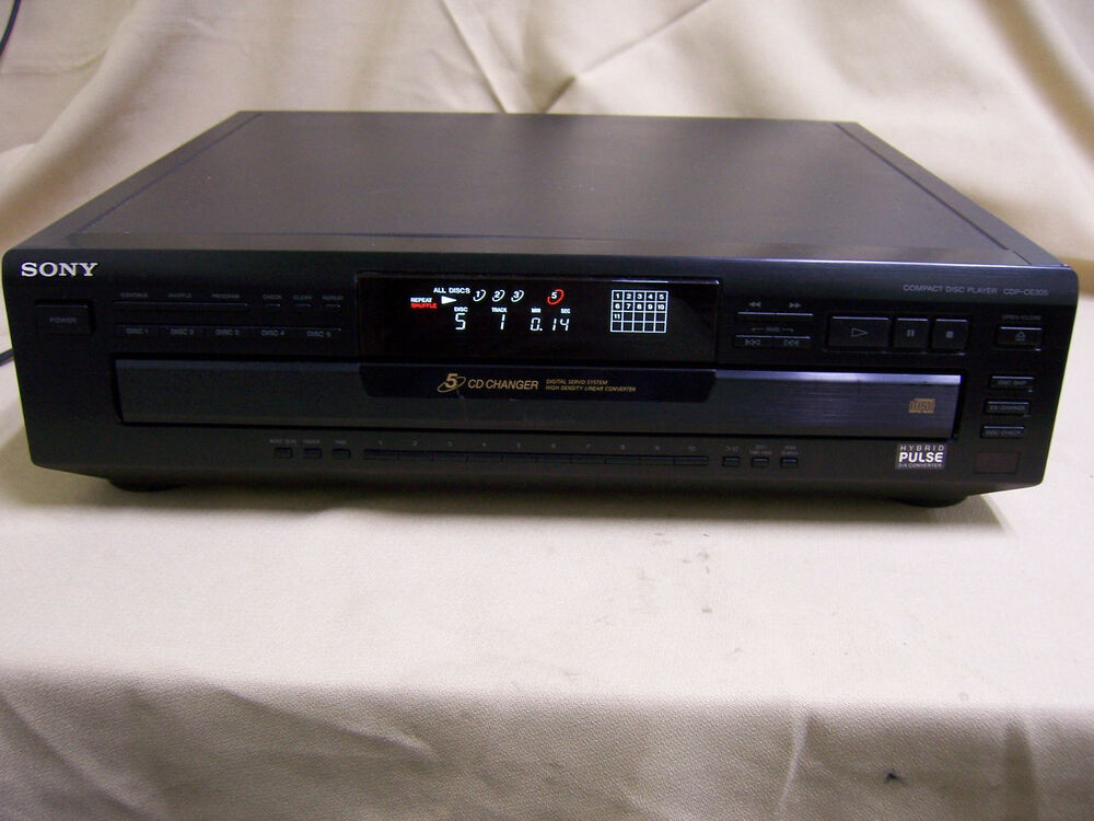 sony multi disc cd players